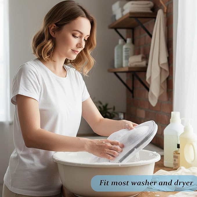 4 Pack Bra Washing Bags,Delicate Lingerie Protector for Washing Machine, Mesh Laundry Bags for Bras,Be Suitable For Socks, Underwear, Gentle Wash And Durable Fabric