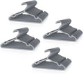 Plastic Kids Hangers - 100 Pack Non-Slip Baby Clothes Hangers for Closet, Toddler & Newborn Clothing Pants, Skirts, Coats (Grey)