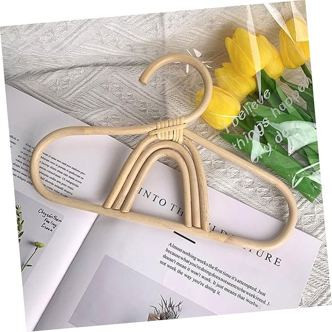Children Hanger Hanging Wall Decor Moon Decor Hat Hanger Boho Heavy Duty Clothes Rack Kids Room Hangers Bohemian Kids Clothes Rack Hat Baby Skirt Rattan