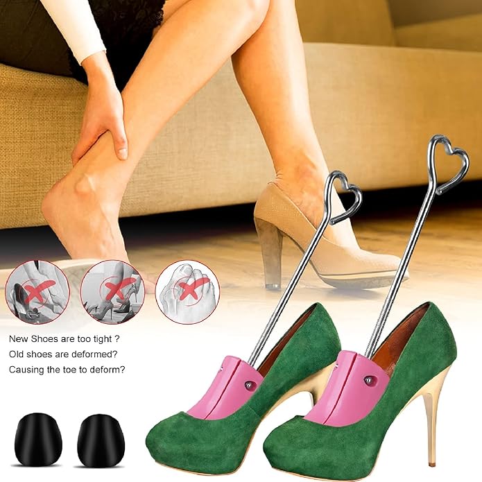 XYH Shoe Stretcher for Women and Men - 4-Way Adjustable for Wide Feet
