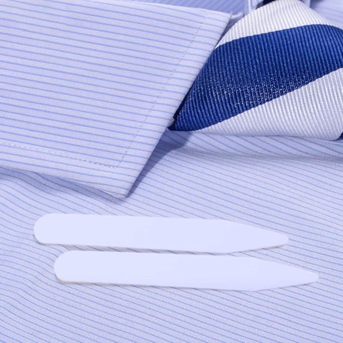 NUOBESTY Shirt Collar Band Collar Strip in 3 Sizes 200pcs for Shirt Men Dressing