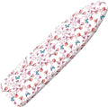 Extra Thick Ironing Board Cover and Pad, 15x54 Ironing Board Cover, Resist Scorching and Staining,Elastic Edges,Floral Butterfly Spring Pink