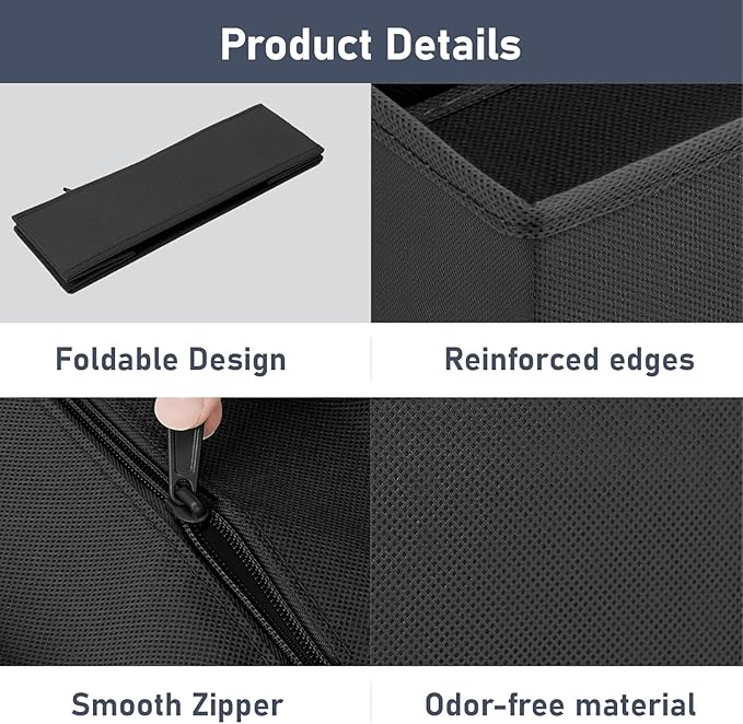 DIMJ Drawer Organizer Clothes Storage - 28 Pack Baby Dresser Organizer for Nursery, Small Fabric Closet Drawer Organizer Bins for Underwears Socks, Foldable Storage Dividers Organization for Bedroom
