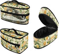 Lemon Leaves Iron Carrying Storage Bag Iron Portable Bags for Travel Universal for Most Iron Iron Protective Cover with Zipper Closure,Dustproof & Easy to Carry