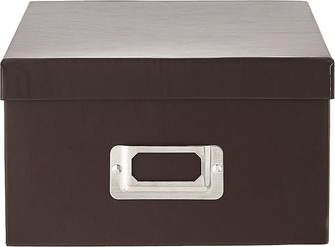 Pioneer Photo Albums B-1S/DB B-1S Photo Storage Box, Dark Brown