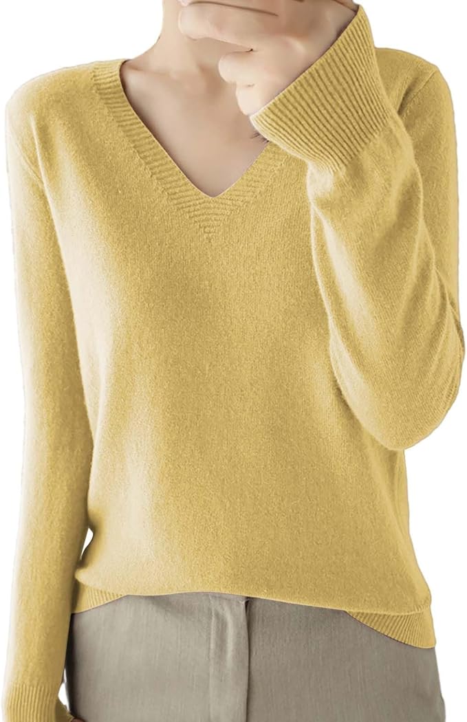 Merino Wool Cashmere Sweaters for Women 2025 Oversized Soft Sweater Long Sleeves Casual Loose Pullover Knitted Tops