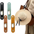 Hat Clip for Travel on Bag/Luggage, PU Leather Multifunctional Duckbill Clip, Outdoor Hat Companion