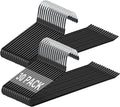 devesanter Pants Hanger, 30 Pack Space Saving Open-Ended Metal Pants Hanger, Non Slip Trousers Slack Hangers Organizers for Pants Jeans Slacks Scarf Trousers Ties，Black