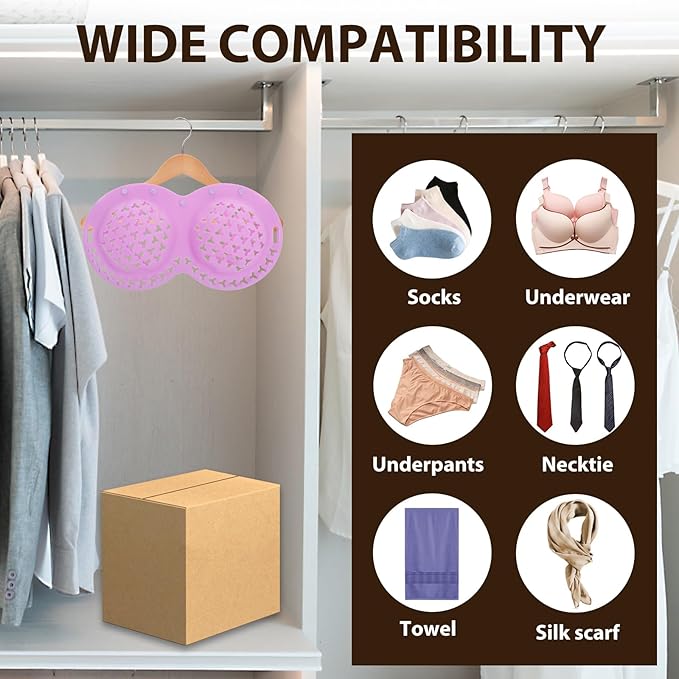 Bra Washing Bags for Laundry - Silicone Bra Laundry Bag, Lingerie Bags for Washing Delicates, Protective Anti Deformation Lingerie Kit Compatible Mesh Underwear Laundry Bag for Washing Machine