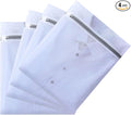 4 pack Mesh Laundry Bags,Mesh Wash Bags,Lingerie Bags for Washing Delicates,12 x 16 Inches lingerie bags for Laundry, Travel Storage Organize Bag for Cotton Clothes,Sheet, Shoes (WHITE)