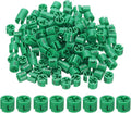 PATIKIL 300 Pcs Clothes Hanger Markers L Fit Rod Garment Size Tag Hanger Clips Round Color Coding Label for Clothing, Green