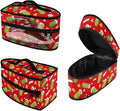 Christmas Steam Iron Storage Case Fits for Home Colorful Wear-resistant Steam Iron Storage Bag Easy to Store and Carry Iron and Other Small Items, Hat Bell Cucumber