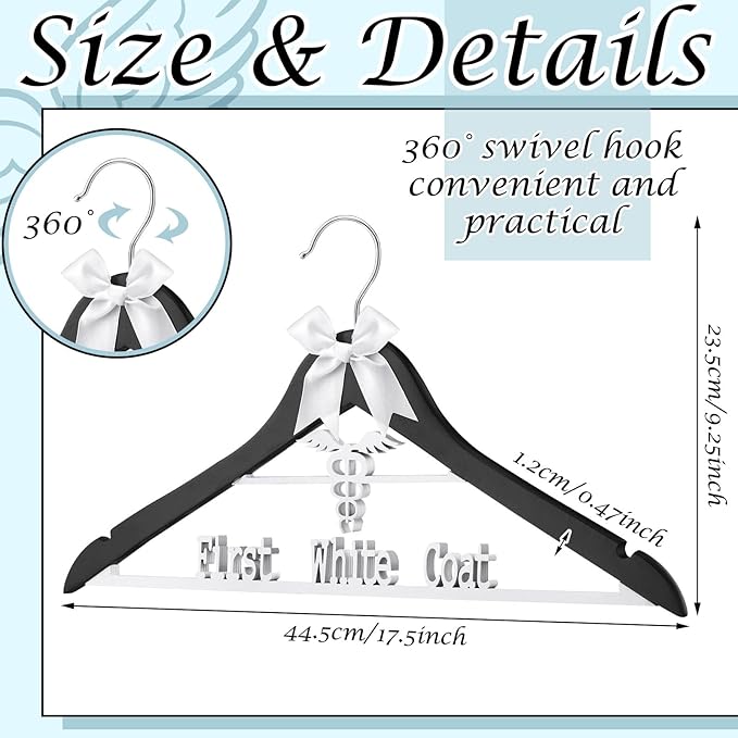 First White Coat Hanger Medical Student Graduation Gift for Pharmacist New Doctor Phd Gift White Coat Ceremony Med School Graduation Congratulation Favor