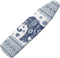 SEANATIVE Boho Elephant Ironing Board Cover and Pad Decor Extra Thick Covers with Elastic Edge, Stain Resistant and Durable Scorch