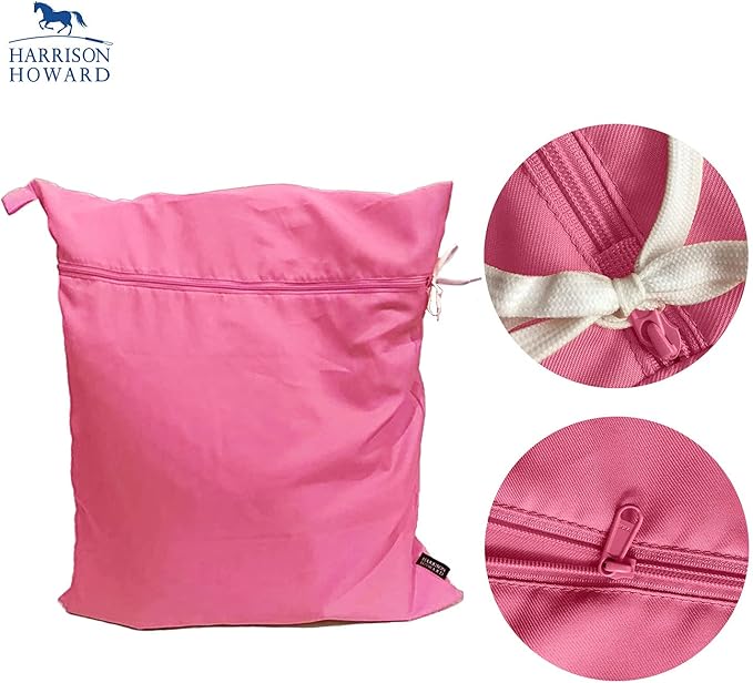 Harrison Howard Pet Washing Bag Dog Cat Horse Hair Laundry Bag for Rug Sheet Boots Pets Laundry Helper Pastel Pink