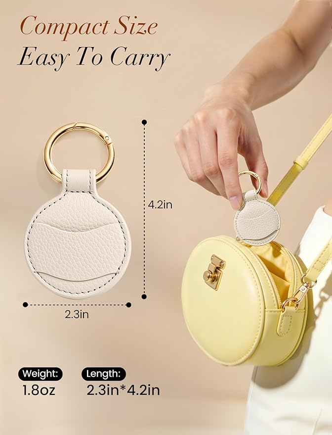 Niveaya Upgraded Magnetic Hat Clip for Hanging Sunglasses, 2-Pack Stylish Hat Clip for Travel Bag Luggage Backpack, Strong Magnet Hat Holder, Hands-Free, Beach Cruise Vacation Essentials, Beige+Beige