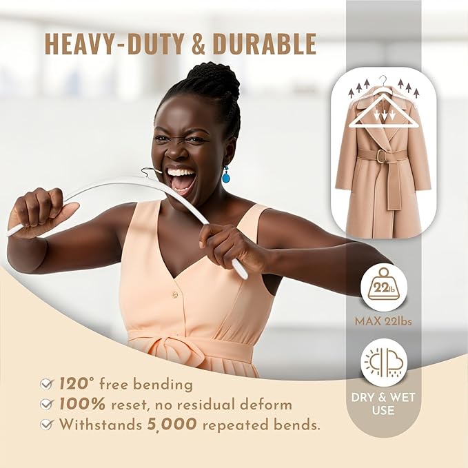 30 Pack Velvet Clothes Hangers, Non-Slip Flocked Hangers with 360° Swivel Hook, Space-Saving Slim Felt Hangers for Shirts, Coats, Dresses, Blouses(White)