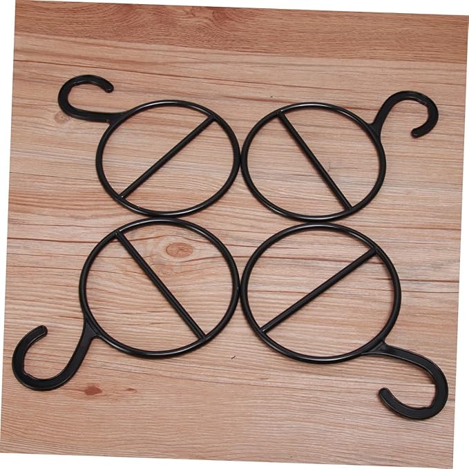 30 Pcs Tie Hanger Clothing Storage Bags Ring Stand Hangers for Clothes Clothing Organizer Circle Shape Scarf