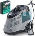 True & Tidy® Commercial Garment Steamer – Heavy Duty 1800W for Home & Commercial Use, 90+ Min Continuous Steam, Large 3L Tank, Wheels, Smart Auto-Off Safety