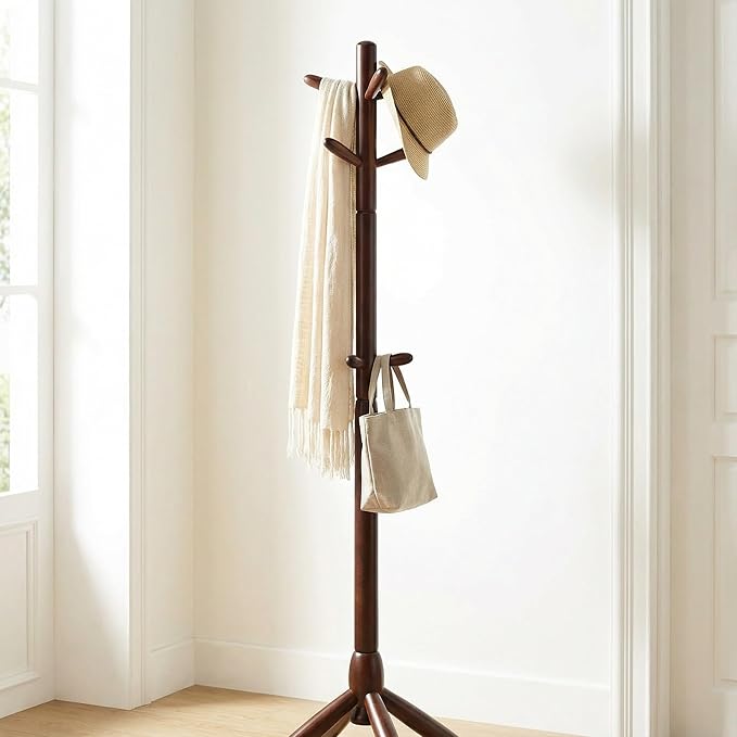 Cortesi Home Phoebe Wooden Coat Rack