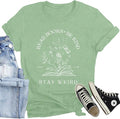 Book Lover Shirt for Women Read Books Be Kind Stay Weird T-Shirt Funny Teacher Shirt