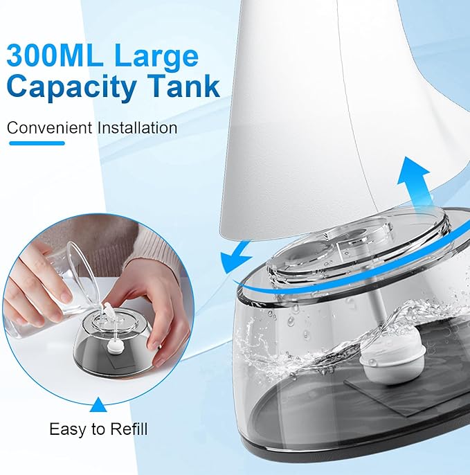 Steamer for Clothes, Portable Clothes Steamer for Fabric Wrinkles Remover, 2000W Handheld Steamer with 290ml Tank, 20-Second Fast Heat-up, Convenient Clothes Steamer for Home, Office and Travel