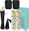 Boot Shapers for Tall Boots Women,Boot Trees Cedar Freshner,Inserts Boots Support for Women 100% Cedar Wooden Sachets Bags
