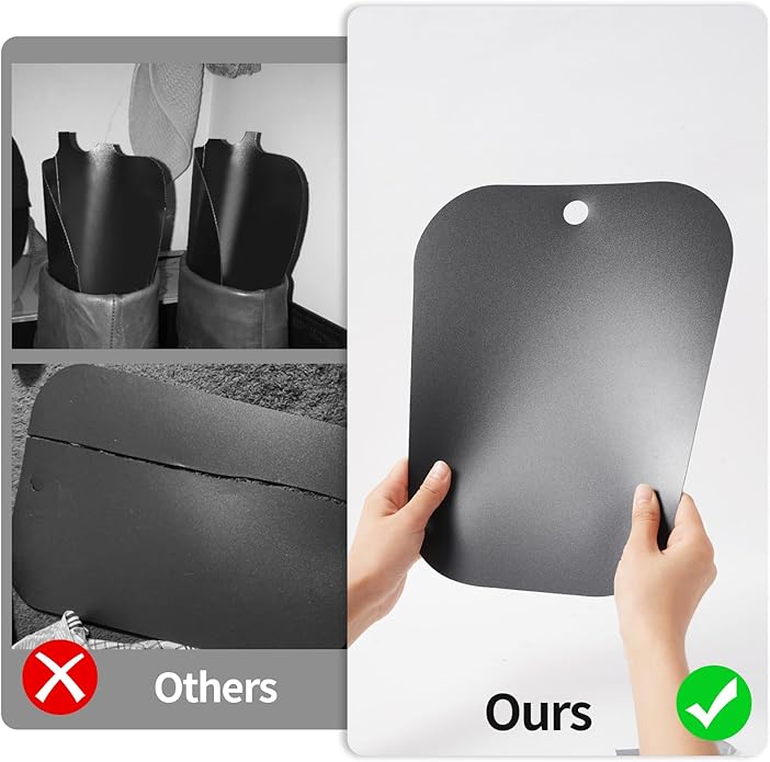 Boot Shapers, Boot Shaper Inserts for Women and Men to Keep Shape, Black Tall Boot Shapers Insert Boot Fillers