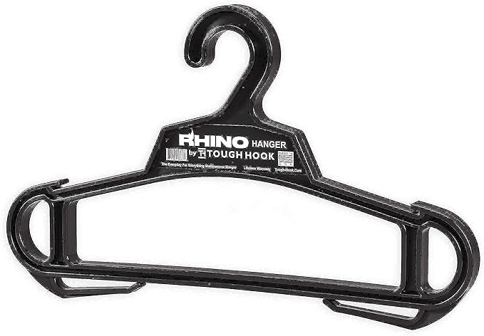Rhino Hanger Multi Pack Set of 2 Black and Grey |USA Made
