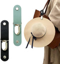 Hat Clip for Travel on Bag/Luggage, PU Leather Multifunctional Duckbill Clip, Outdoor Hat Companion