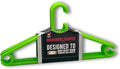 Sturdy Polypropylene Hanger, Pack of 6, Green l l Cloth Hanger l Dress Hangers l Hanger for Clothes Hanging