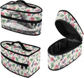 Pink Roses Iron Portable Storage Bag for Travel,Floral Fade Resistant Protective Carrying Bag Compatible with Full-Size Iron with Handle Zippered Bag,Case Only