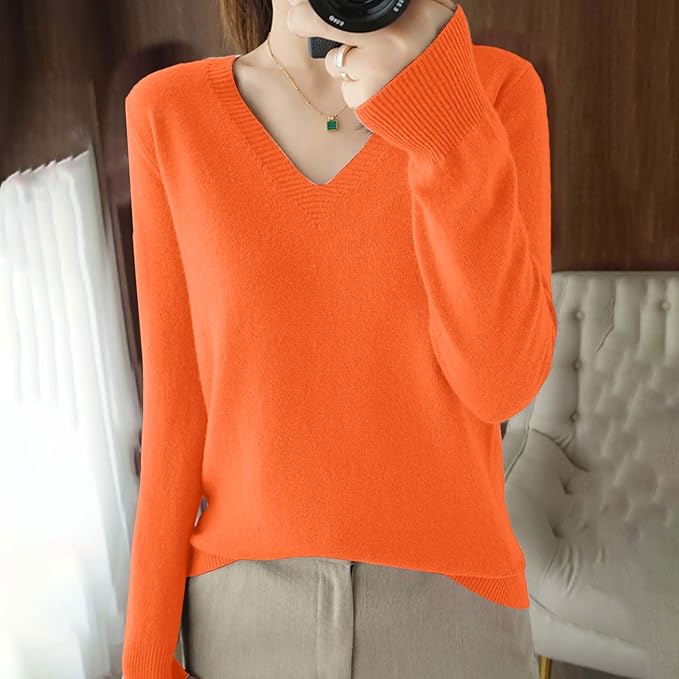 Merino Wool Cashmere Sweaters for Women 2025 Oversized Soft Sweater Long Sleeves Casual Loose Pullover Knitted Tops