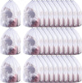 30 Pcs 24 * 32 Inches Fine Mesh Laundry Bag with Drawstring Large Heavy Duty Mesh Bag Machine Washable Sheet Drawstring Net for Delicates College Dorm