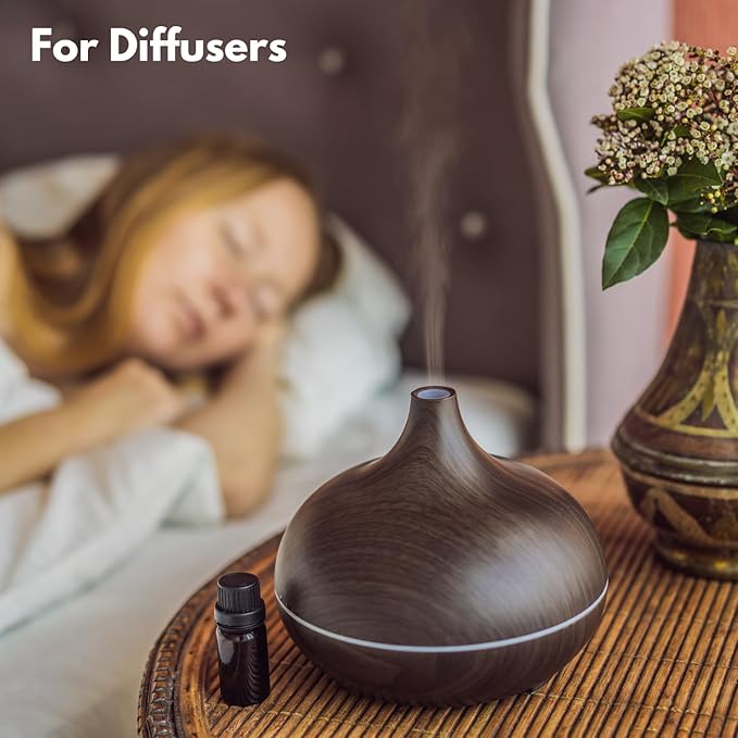 Essential Oils for Laundry, Diffusers, Dryer Balls, Candles, Soaps – 6 Most Popular 100% Pure Therapeutic Grade Aromatherapy Oils, Lavender, Tea Tree, Eucalyptus, Bergamot, Lemon, Chamomile