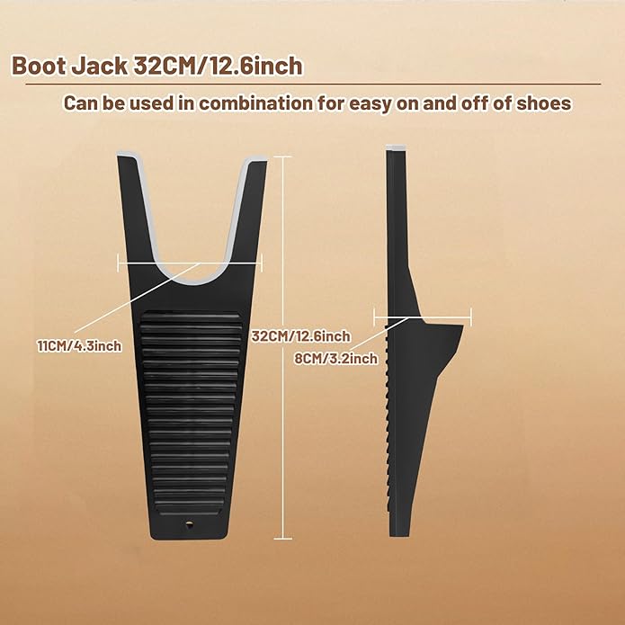 ZOMAKE Boot Jack,Boot Remover for Cowboy Boots, Boot Puller Boot Take Off Helper Boot Removal Tool for Men Women