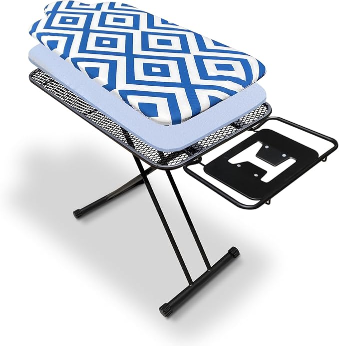 Premium Felt Underlay Ironing Board Padding with Thick White Polyester Felt Pad, Cut to Size Fits XL Ironing Board & Other Extra Wide Boards(15" x 54")