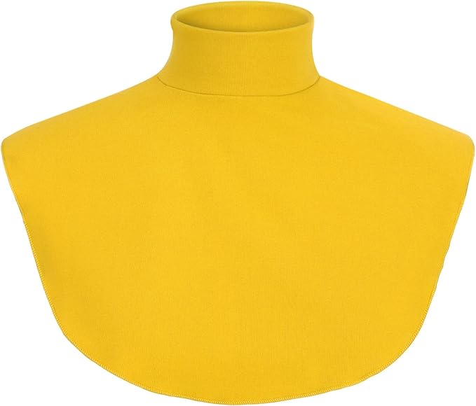 Turtleneck Dickey Extra Large Fake Collar Detachable Dickey Collar Half Mock Turtleneck for Men Women