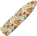 Fall Ironing Board Cover and Pad Pumpkin Sunflower Soft Ironing Pad for Table Scorching Stretchable Heavy Duty Thick Padding 54x15 inches
