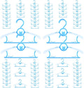 Baby Hangers for Nursery Closet 80 Pack Plastic Kids Clothes Hanger Space Saving Non Slip Extendable Toddler 11-14” Adjustable Hangers Heavy Duty Clothing Infant Hanger Bulk, Blue
