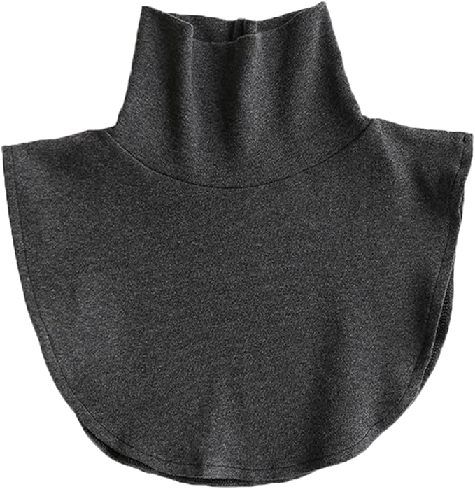 Fake Collar Detachable Turtleneck Dickey collar Half Blouse Pullover False Collars for Women Men in Sweater