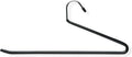Honey-Can-Do HNG-01199 Open-Ended Vinyl-Coated Pant Hanger, 3-Pack,Chrome/Black