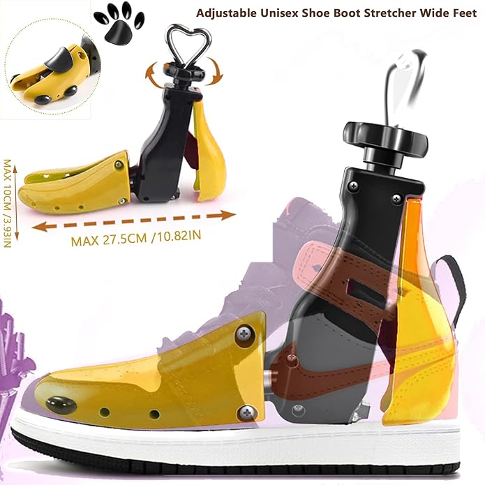 Shoe Stretcher Men Women Boot Stretcher Adjustable Width and Length Widener Expander Men Wide Feet Shoe Stretcher
