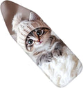 Nuxovilar Cute Cat with Knit Hat Ironing Board Cover, 15 * 54inch, Fits Most Standard Boards, Ironing Accessory, Home Decor