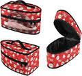 Christmas Hat HOHOHO Steam Iron Storage Bag Fits for Accessories Travel Irons, Portable Handheld Iron Storage Cover for Clothing Store