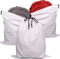 3 Pack Jumbo Drawstring Dust Covers Large Cloth Storage Pouch String Bag for Handbags Purses Shoes