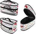 Christmas Snowman Light Clothes Iron Storage Case Universal for Most Iron Decorative Foldable Steam Iron Storage Case with Zipper Handle