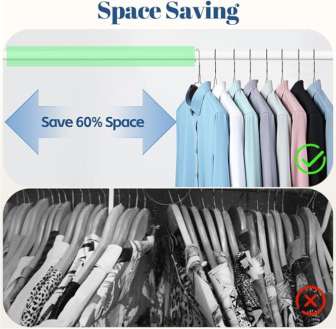 SPECILITE 18 Inch Wire Metal Clothes Hangers Bulk 50 Pack for Large Size Suits, Coats, Shirts, Pants, Skirts, Space Saving, Non Slip,12 Gauge Ultra Thin, Bronze
