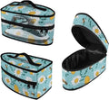 Daisy Flower Portable Iron Storage Bag Dustproof Bags for Travel Mini Steam Iron Universal for Most Iron Home Decoration,Easy to Carry(Bag Only)