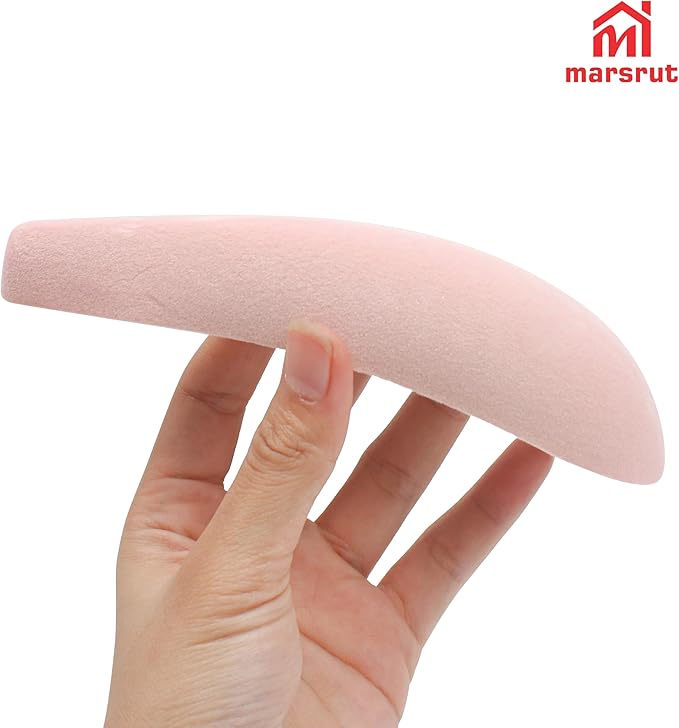 10pcs Velvet Hanger Shoulder Pads Forms Shapers, Non-Slip Cute Flocking Protectors Cushion, ONLY for Velvet Hangers with 0.18-0.2" Thickness, for Home Hotel Dorm Closet Wardrobe Accessories